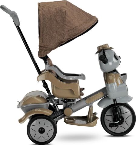 Babyhope 127 Little Panda 3 Tekerlekli İtmeli Bisiklet KAHVERENGİ