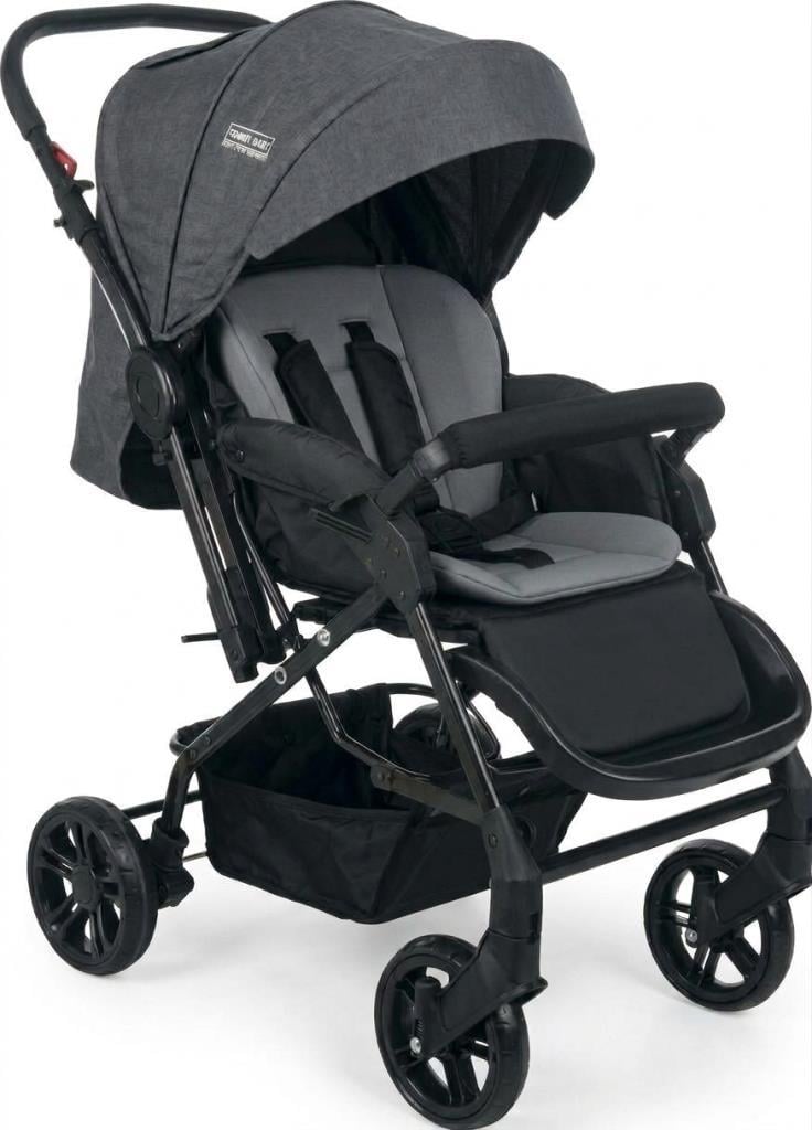 TommyBaby Elegant Çift Yönlü Bebek Arabası Puset ANTRASİT