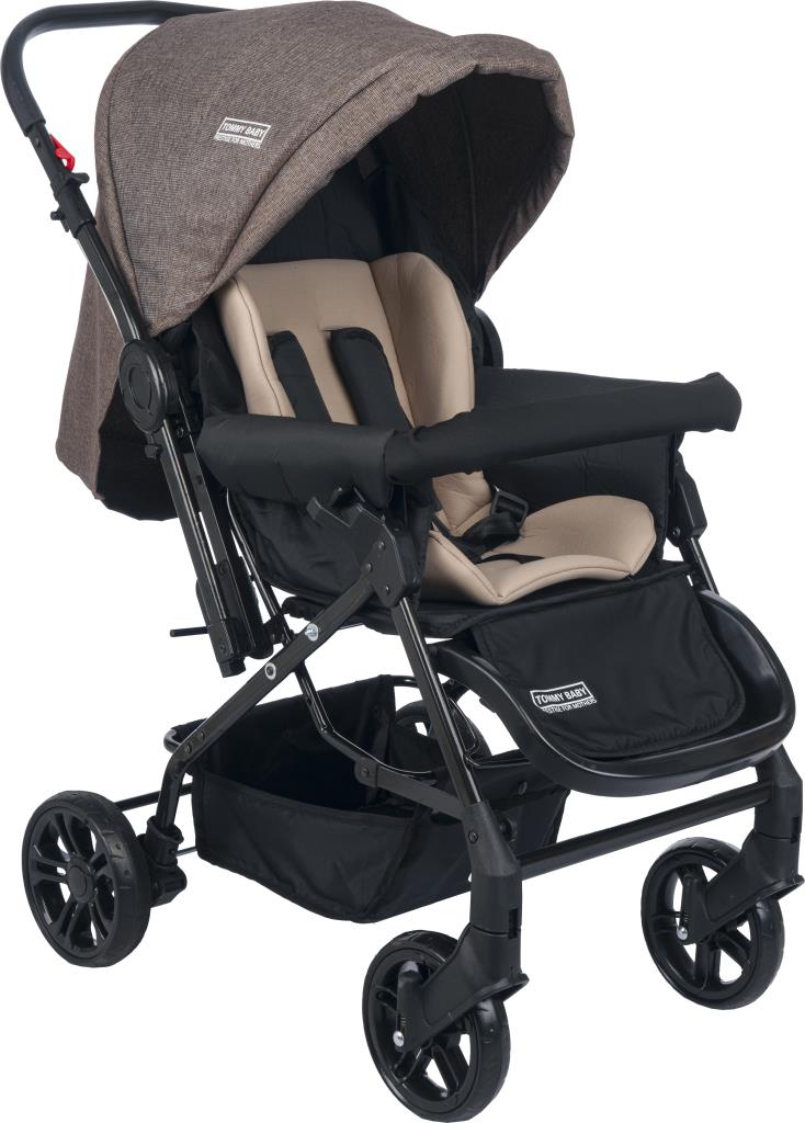 TommyBaby Elegant Çift Yönlü Bebek Arabası Puset KAHVERENGİ