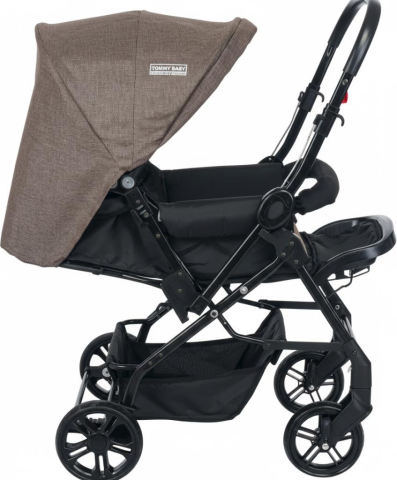 TommyBaby Elegant Çift Yönlü Bebek Arabası Puset KAHVERENGİ