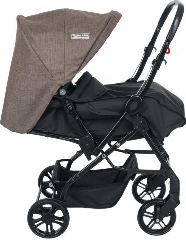 TommyBaby Elegant Çift Yönlü Bebek Arabası Puset KAHVERENGİ