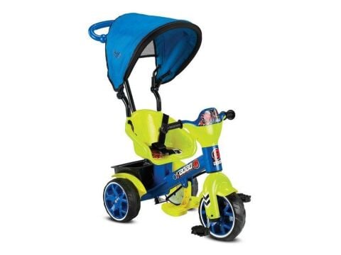Babyhope Bobo Speed Tenteli İtmeli 3 Teker Bisklet PETROL MAVİSİ