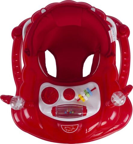 Lüx Müzikli Oyuncaklı 3 Kademeli Yürüteç KIRMIZI