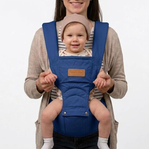 Tommybaby Vauva Hipstar 6 İn 1 Oturaklı Tam Anatomik Lüx Kanguru SİYAH