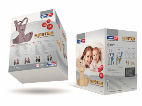 Tommybaby Vauva Hipstar 6 İn 1 Oturaklı Tam Anatomik Lüx Kanguru GRİ
