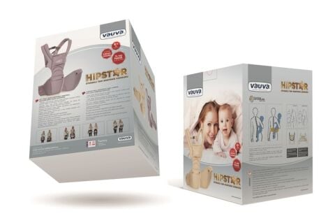 Tommybaby Vauva Hipstar 6 İn 1 Oturaklı Tam Anatomik Lüx Kanguru GRİ