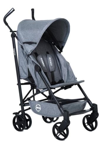 Tommybaby Caprice Tam Yatar Baston Bebek Arabası Puset SİYAH