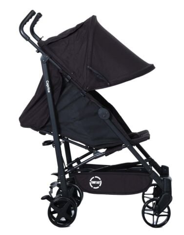 Tommybaby Caprice Tam Yatar Baston Bebek Arabası Puset SİYAH