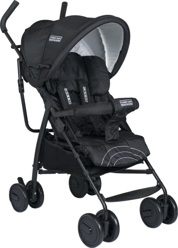 Tommybaby Caprice Tam Yatar Baston Bebek Arabası Puset SİYAH