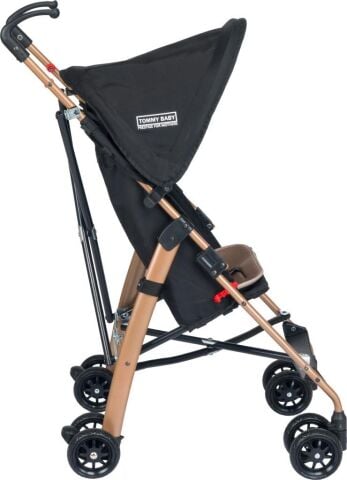 TommyBaby Pratik Baston Puset Bebek Arabası BLACK SİYAH
