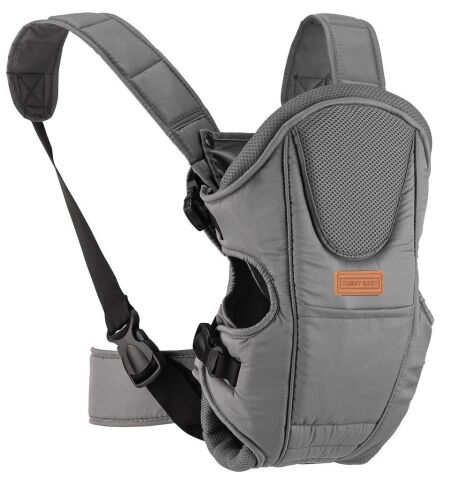 TommyBaby Loft Konforlu Bebek Taşıma Kanguru GRİ