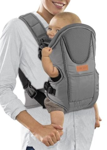 TommyBaby Loft Konforlu Bebek Taşıma Kanguru GRİ