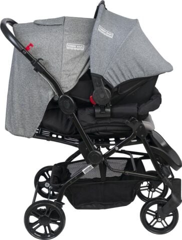 TommyBaby Elegant Travel  Çift Yönlü Bebek Arabası Seyahat Sistem Puset KAHVERENGİ