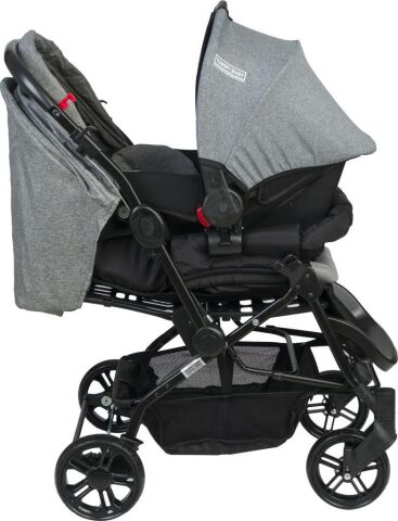 TommyBaby Elegant Travel  Çift Yönlü Bebek Arabası Seyahat Sistem Puset GRİ