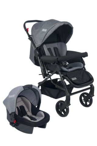 TommyBaby Elegant Travel  Çift Yönlü Bebek Arabası Seyahat Sistem Puset KAHVERENGİ