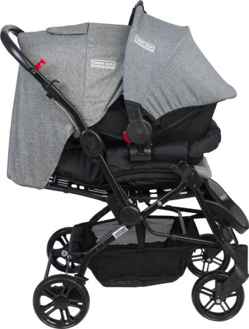 TommyBaby Elegant Travel  Çift Yönlü Bebek Arabası Seyahat Sistem Puset GRİ