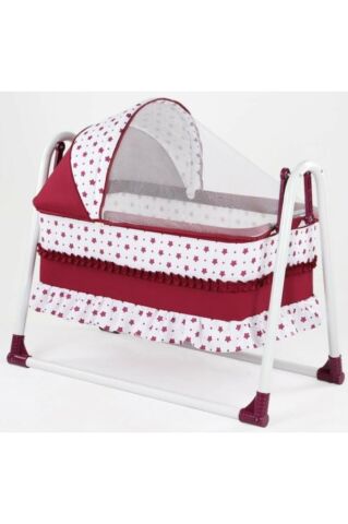 TommyBaby Yuvam Lüx Sepet Beşik Portatif Bebek Beşiği Sallanır Beşik LACİVERT