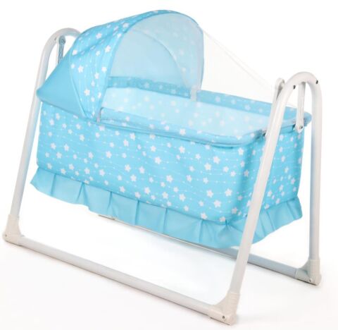 TommyBaby Yuvam Lüx Sepet Beşik Portatif Bebek Beşiği Sallanır Beşik GRİ