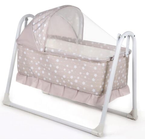 TommyBaby Yuvam Lüx Sepet Beşik Portatif Bebek Beşiği Sallanır Beşik MAVİ