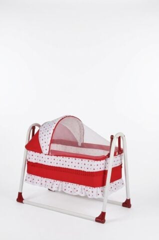 TommyBaby Yuvam Lüx Sepet Beşik Portatif Bebek Beşiği Sallanır Beşik
