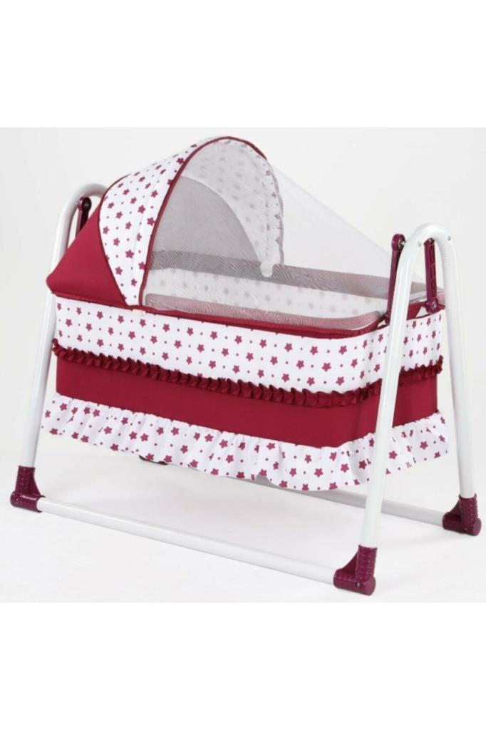 TommyBaby Yuvam Lüx Sepet Beşik Portatif Bebek Beşiği Sallanır Beşik MÜRDÜM