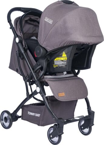 TommyBaby Mia Kabin Travel Bebek Arabası Black Kabin Boy ANTRASİT