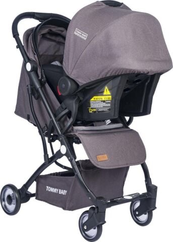 TommyBaby Mia Kabin Travel Bebek Arabası Black Kabin Boy ANTRASİT