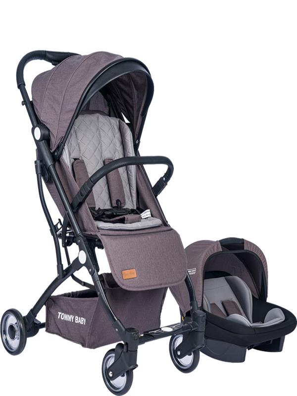 TommyBaby Mia Kabin Travel Bebek Arabası Black Kabin Boy ANTRASİT