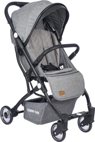 TommyBaby Mia Kabin Travel Bebek Arabası Black Kabin Boy GRİ