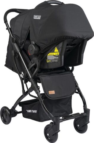 TommyBaby Mia Kabin Travel Bebek Arabası Black Kabin Boy SİYAH