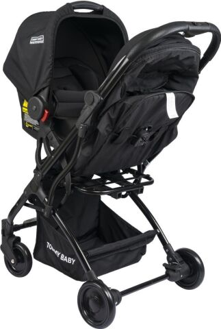 TommyBaby Mia Kabin Travel Bebek Arabası Black Kabin Boy SİYAH