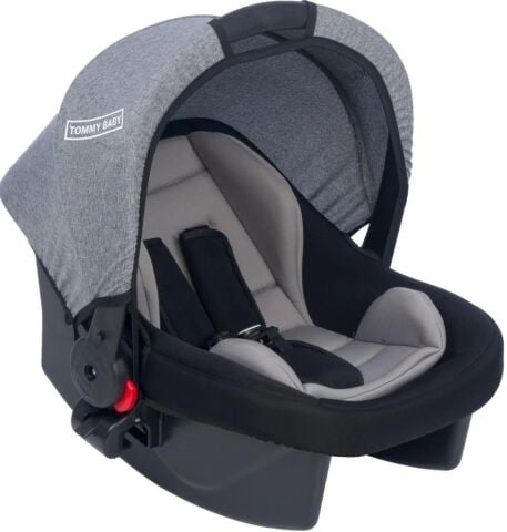 Tommybaby Elegant Yenidoğan Seti Bebek Arabası Beşik Ana Kucağı GRİ