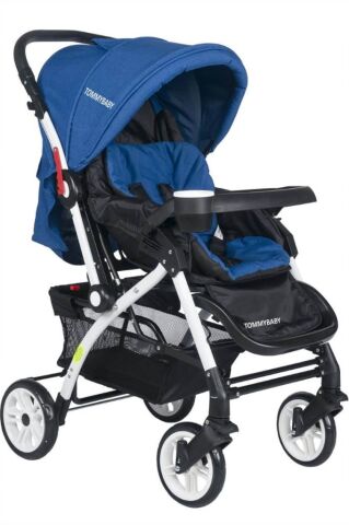Tommybaby Eagle Alüminyum Lüx Çift Yön Bebek Arabası FÜME