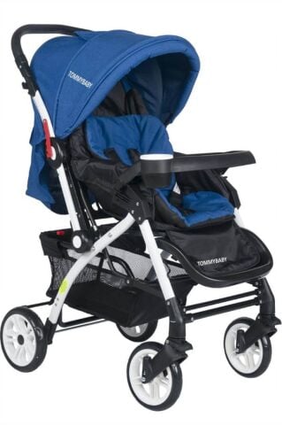 Tommybaby Eagle Alüminyum Lüx Çift Yön Bebek Arabası KIRMIZI