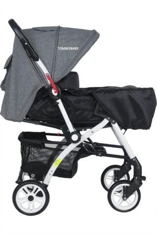 Tommybaby Eagle Alüminyum Lüx Çift Yön Bebek Arabası FÜME