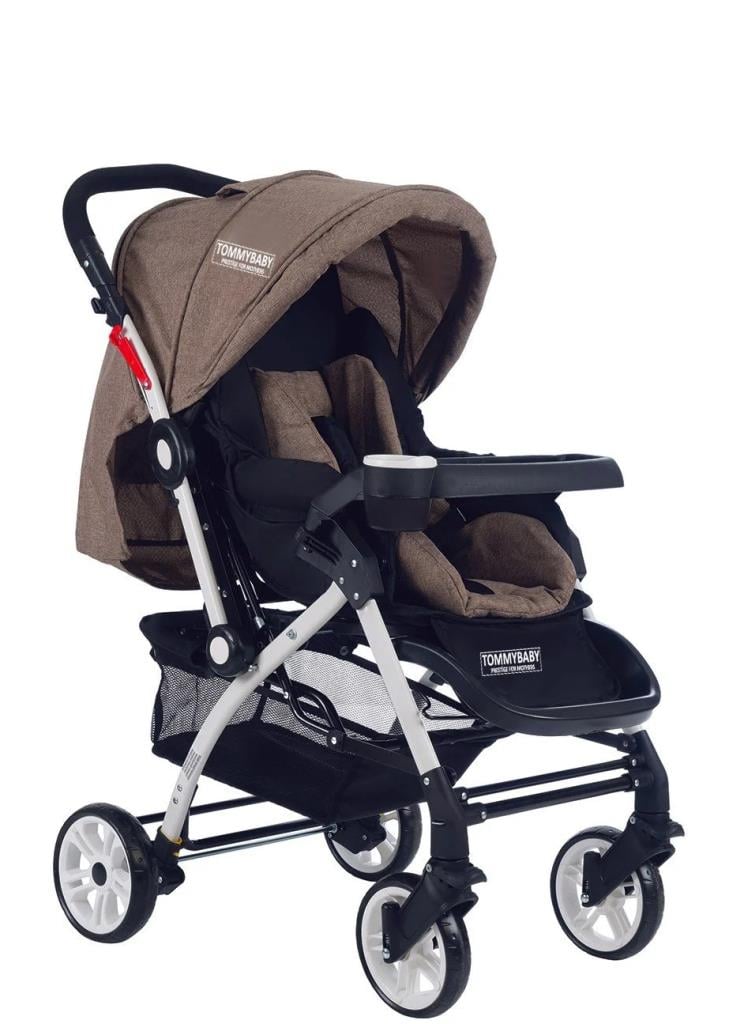 Tommybaby Eagle Alüminyum Lüx Çift Yön Bebek Arabası BEJ