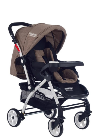 Tommybaby Eagle Alüminyum Lüx Çift Yön Bebek Arabası BEJ