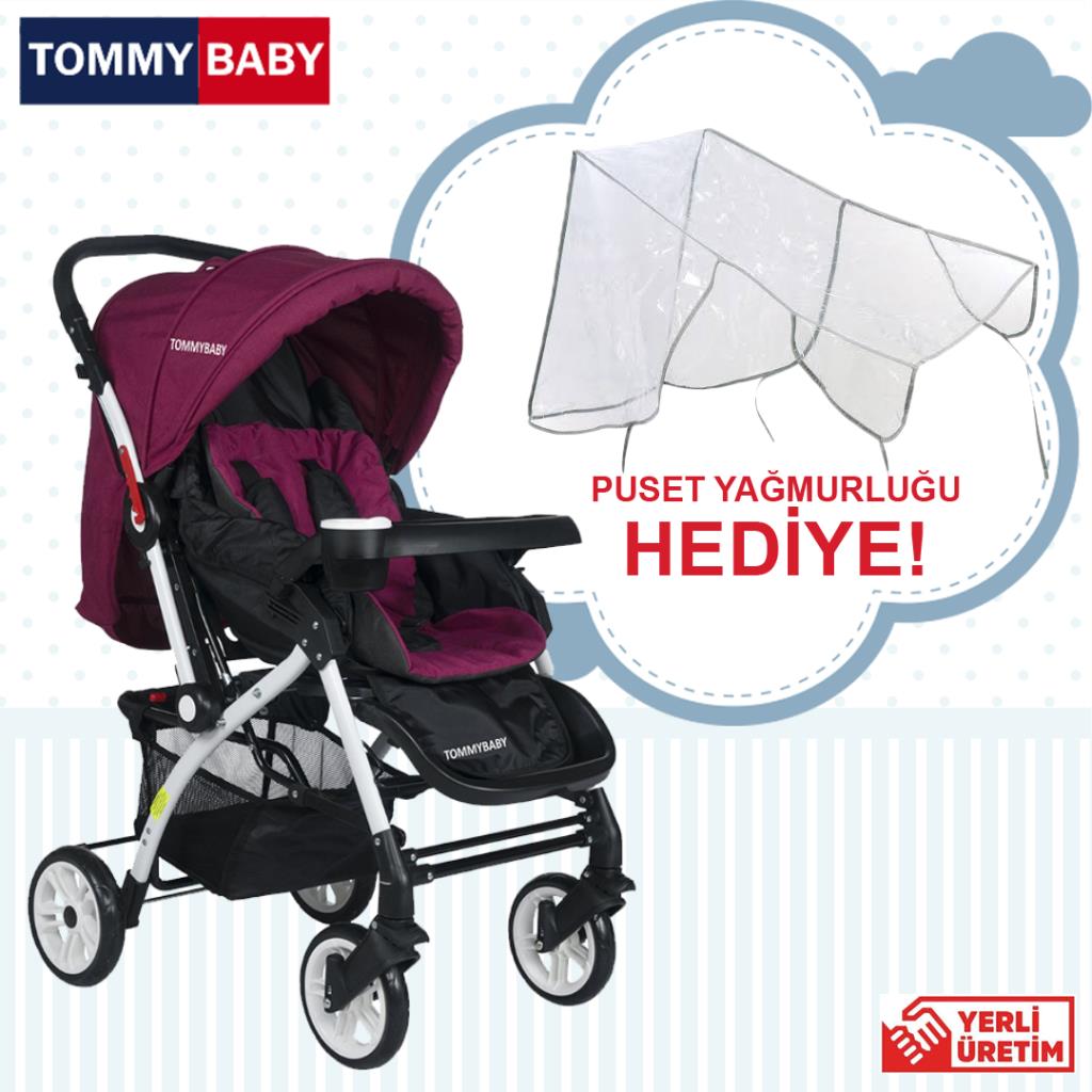 Tommybaby Eagle Alüminyum Lüx Çift Yön Bebek Arabası MÜRDÜM