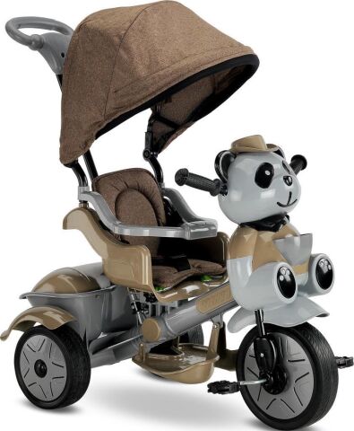 Babyhope 127 Little Panda 3 Tekerlekli İtmeli Bisiklet KAHVE