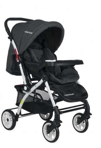 Tommybaby Eagle Alüminyum Lüx Çift Yön Bebek Arabası ANTRASİT
