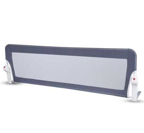 Tommybaby Katlanır Yatak Bariyeri Bebek Yatak Korkuluğu 150 cm GRİ