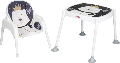 TommyBaby 3 in 1 Çalışma Masalı ve Pedli Mama Sandalyesi