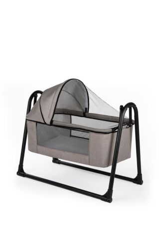 TommyBaby Sedef Sepet Beşik Portatif Bebek Beşiği Sallanır Beşik KIRMIZI