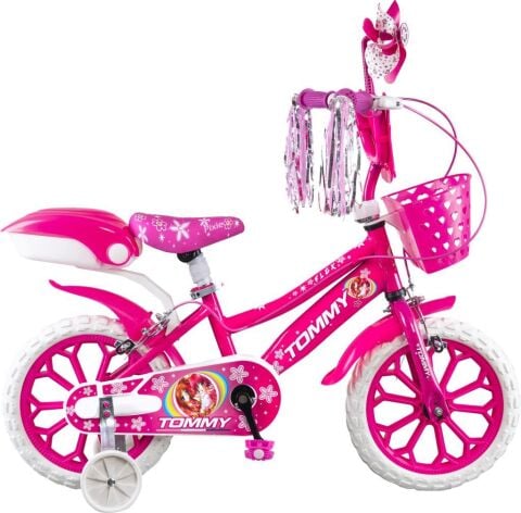 TommyBaby 15 Jant Çocuk Bisiklet 4-5-6 Yaş PEMBE