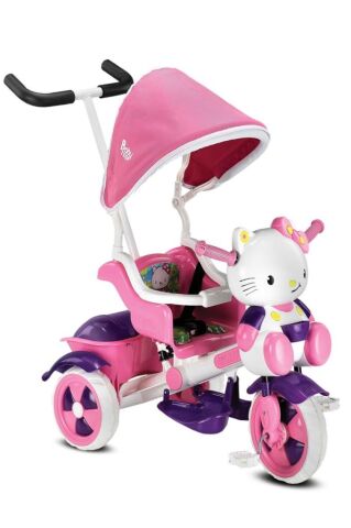 Babyhope 135 Kety 3 Üçteker İtmeli Bebek & Çocuk Bisiklet PEMBE
