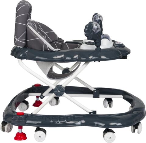 TommyBaby İlk Adım Müzikli Yürüteç Oyuncaklı Yürüteç Müzikli Yürüteç Oyuncaklı Yürüteç ANTRASİT