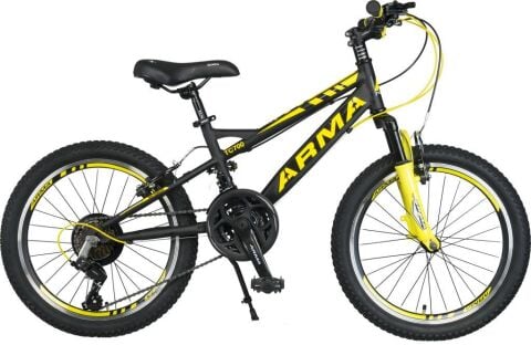 TommyBike Arma 20 Jant Vitesli Bisiklet Çocuk Bisikleti, 6-10 Yaş, 21 Vitesli SARI