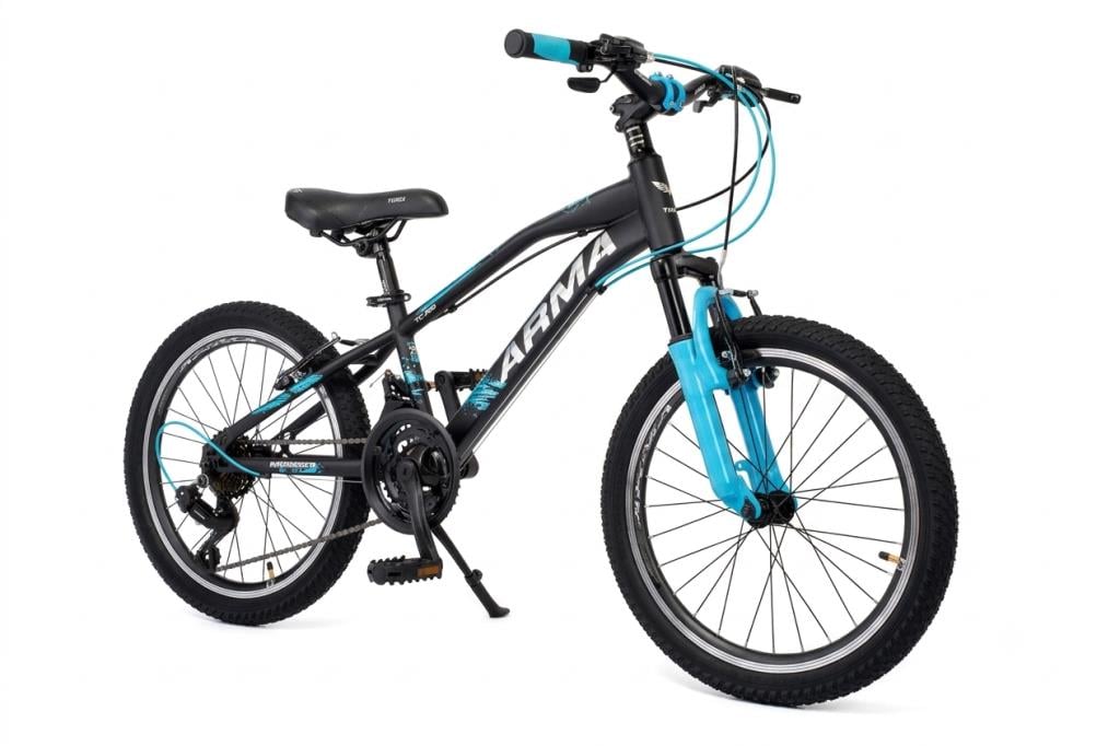 TommyBike Arma 20 Jant Vitesli Bisiklet Çocuk Bisikleti, 6-10 Yaş, 21 Vitesli MAVİ