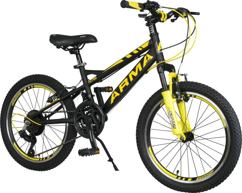 TommyBike Arma 20 Jant Vitesli Bisiklet Çocuk Bisikleti, 6-10 Yaş, 21 Vitesli SARI