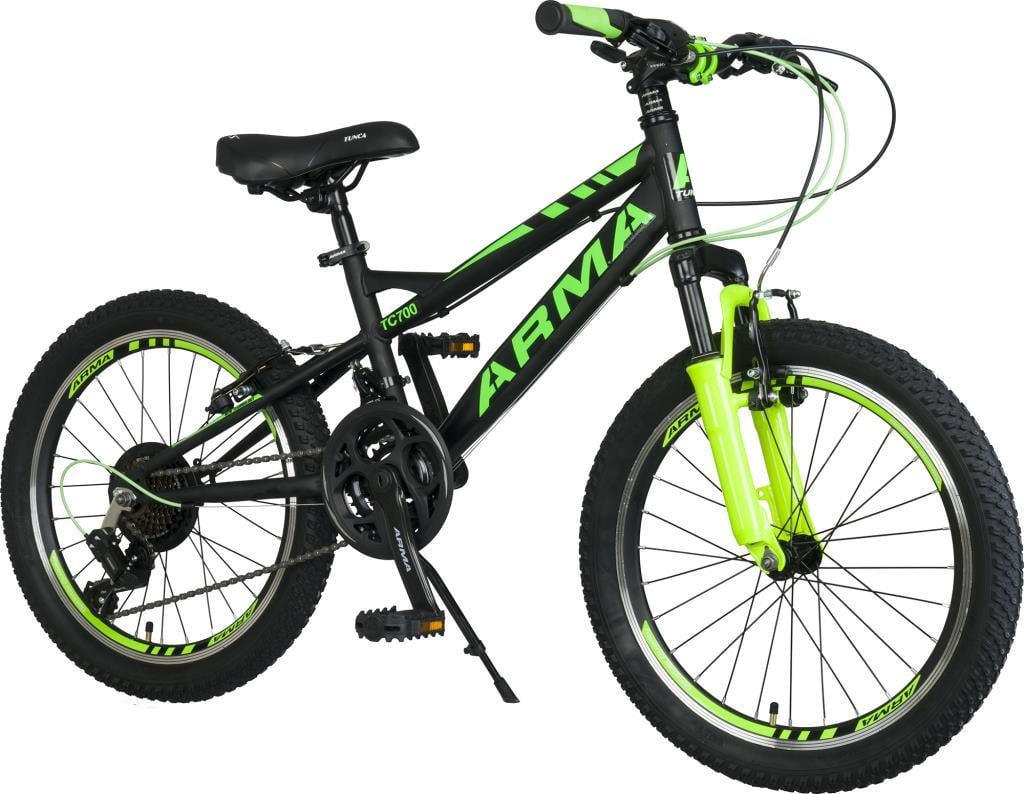 TommyBike Arma 20 Jant Vitesli Bisiklet Çocuk Bisikleti, 6-10 Yaş, 21 Vitesli YEŞİL